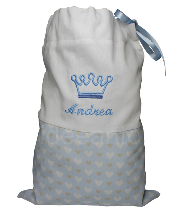 Set Asilo 3 pz Personalizzato Nome Ricamato a Macchina - Tricot Cafè